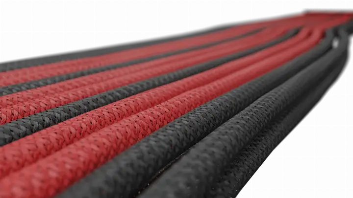 M.RED KIT EXT. 7 CABLES TRESSES ULTIMATE - NOIR ROUGE 