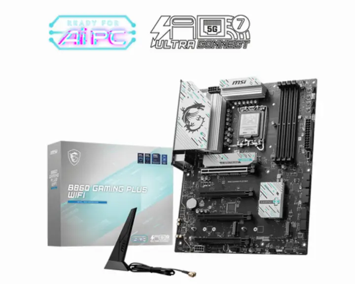 MSI B860 GAMING PLUS WIFI - B860/LGA1851/DDR5/ATX 