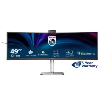 PHILIPS 49B2U6903CH/00 ECRAN PLAT DE PC 124.5 CM (49) 5120 X 1440 PIXELS DUAL QHD LCD GRIS 