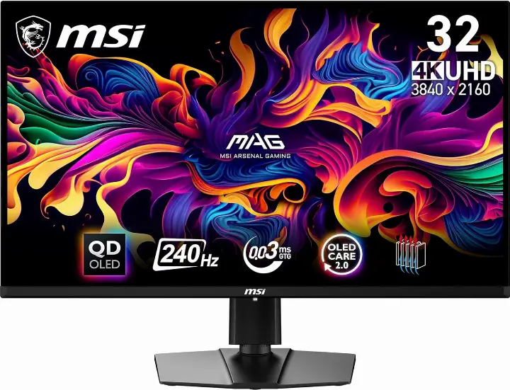 MSI MAG 32 OLED 4K/165HZ/0.03MS/USB-C/HDR/ADAPSYNC 