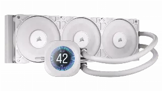 CORSAIR NAUTILUS 360 RS LCD - 360MM - BLANC 