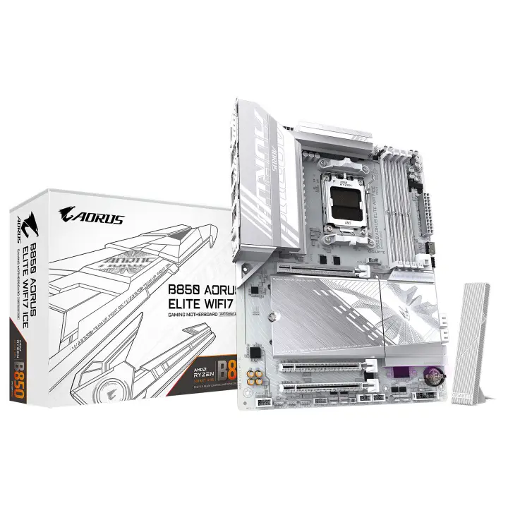 GIGABYTE B850 A ELITE WF7 ICE - B850/AM5/DDR5/ATX 