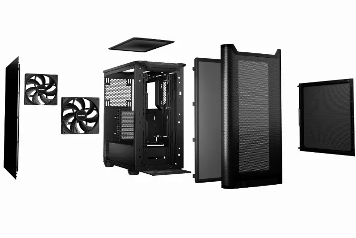 BE QUIET! PURE BASE 501 AIRFLOW BLACK - MT/SANSALIM/ATX 