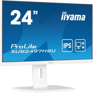 IIYAMA XUB2497HSU-W2 24 FHD/100HZ/IPS/1MS/PIVOT BLANC 