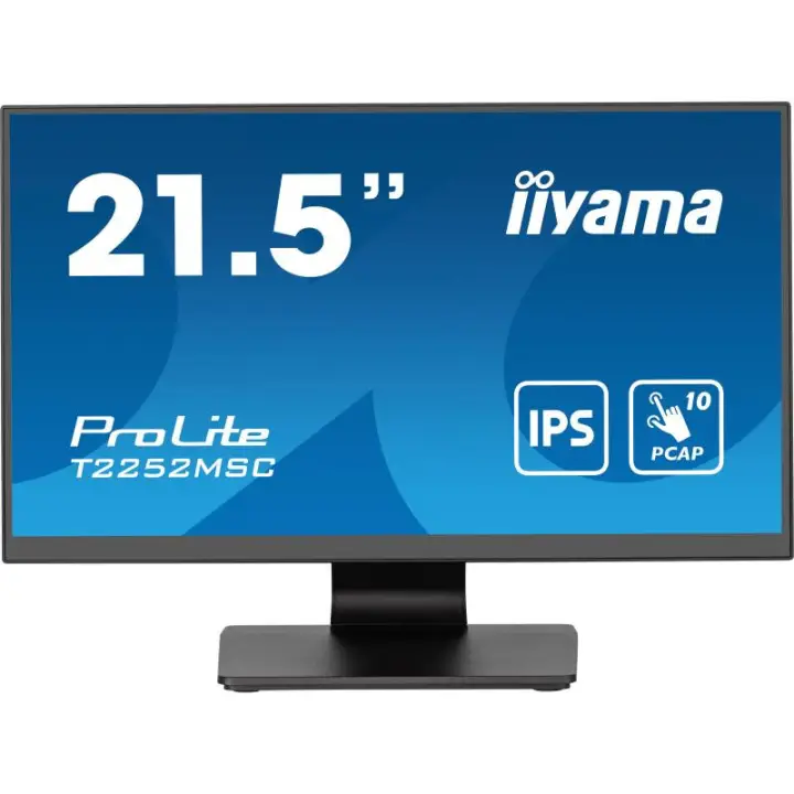 IIYAMA PROLITE T2252MSC-B2 ECRAN PLAT DE PC 54.6 CM (21.5) 1920 X 1080 PIXELS FULL HD LCD ECRAN TACTILE NOIR 