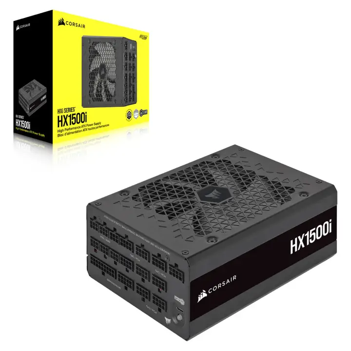 CORSAIR ATX1500W - 80+ PLATINUM - HX1500I C20 VERSION NOIR 