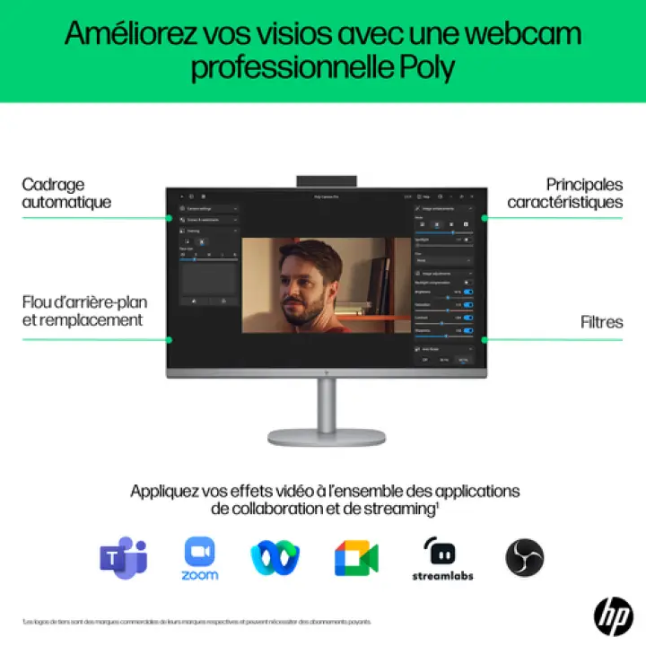 HP OMNISTUDIO 27 FHD/U5-125H/16GO/1TO/WEBCAM/W11 