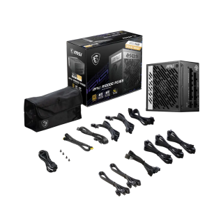 MSI ATX 1000W - 80+ GOLD - MPG A1000GS PCIE5 NOIR 