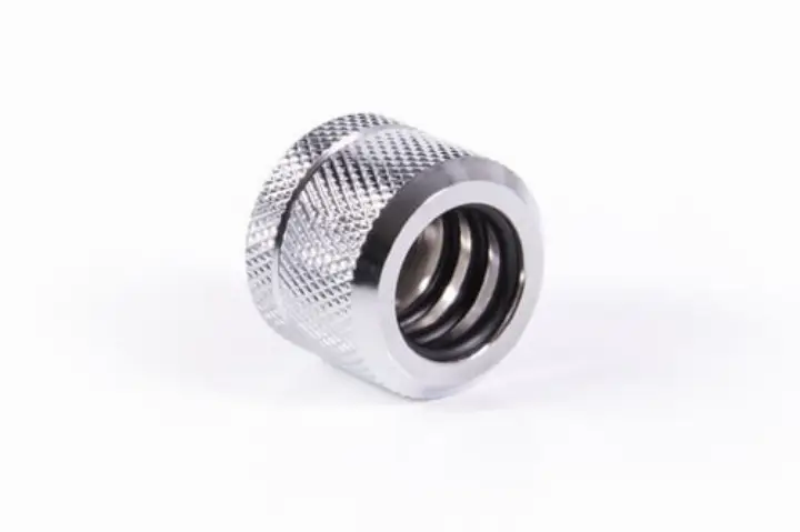 ALPHACOOL FITTING COMPRESSION ARGENT POUR TUBE RIGIDE - 14MM 
