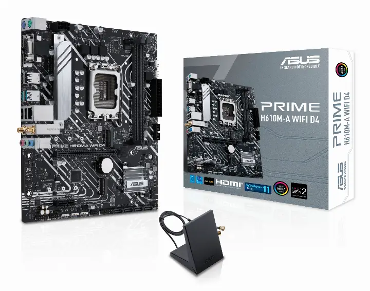 ASUS PRIME H610M-A WIFI D4 - H610/LGA1700/DDR4/MATX 