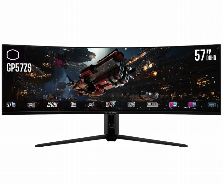 COOLER MASTER GP57ZS 57 DUHD CURVE/120HZ/MINILED/1MS/FSPREM 