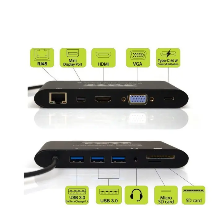 PORT CONNECT TRAVEL DOCKING STATION TYPE C 4K++ 
