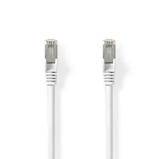 NEDIS CABLE RJ45 CAT8.1 S/FTP MALE/MALE - 0.25M - BLANC 