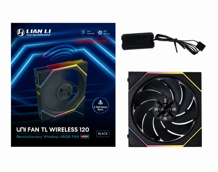 LIAN-LI UNI FAN TL SS FIL ARGB PWM RB - 120MM - NOIR 