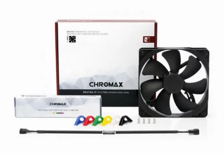 NOCTUA NF-A14 PWM CHROMAX.BLACK.SWAP - 140MM 