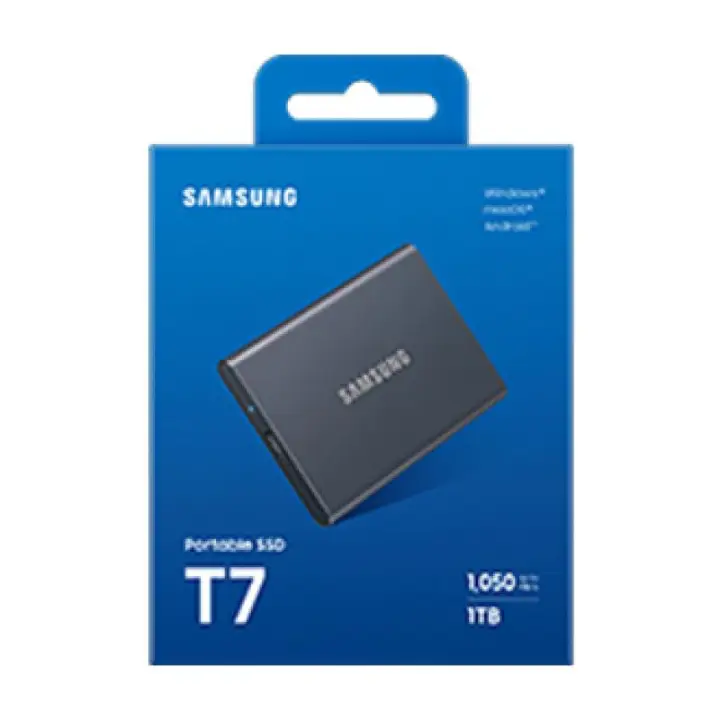 SAMSUNG SSD EXTERNE T7 USB 3.2 4 TO (GRIS) 