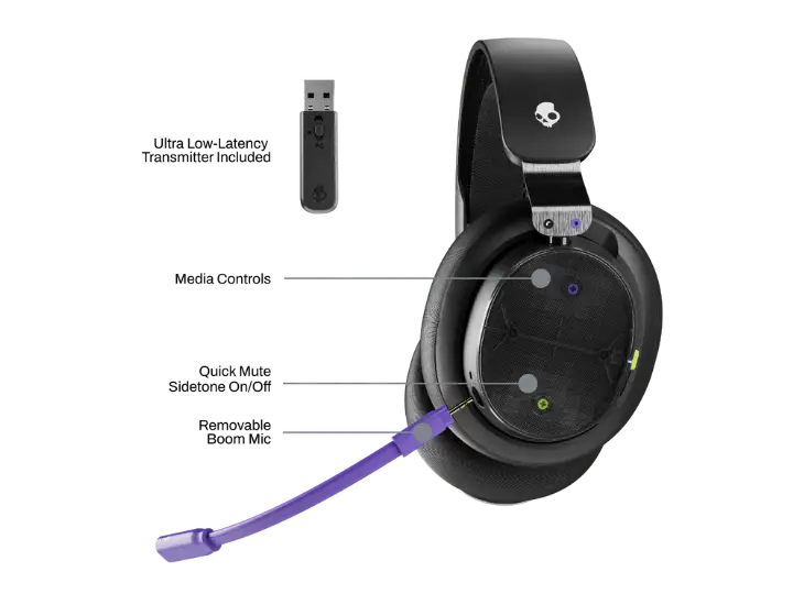 SKULLCANDY PLYR WIRELESS - DIGI-BLACK 