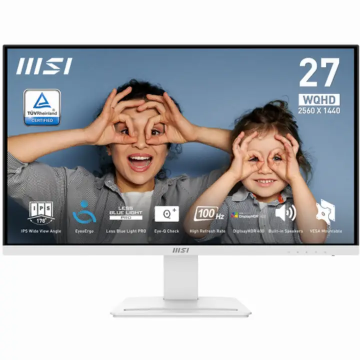 MSI MP273QW E2 27 QHD/100HZ/1MS/IPS/FREESYNC BLANC 
