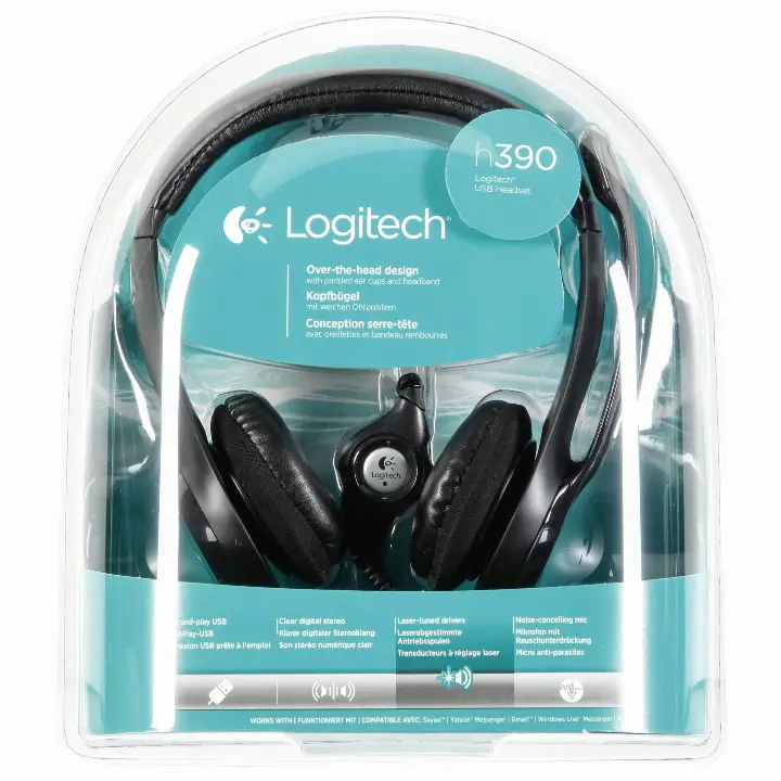 LOGITECH USB HEADSET H390  