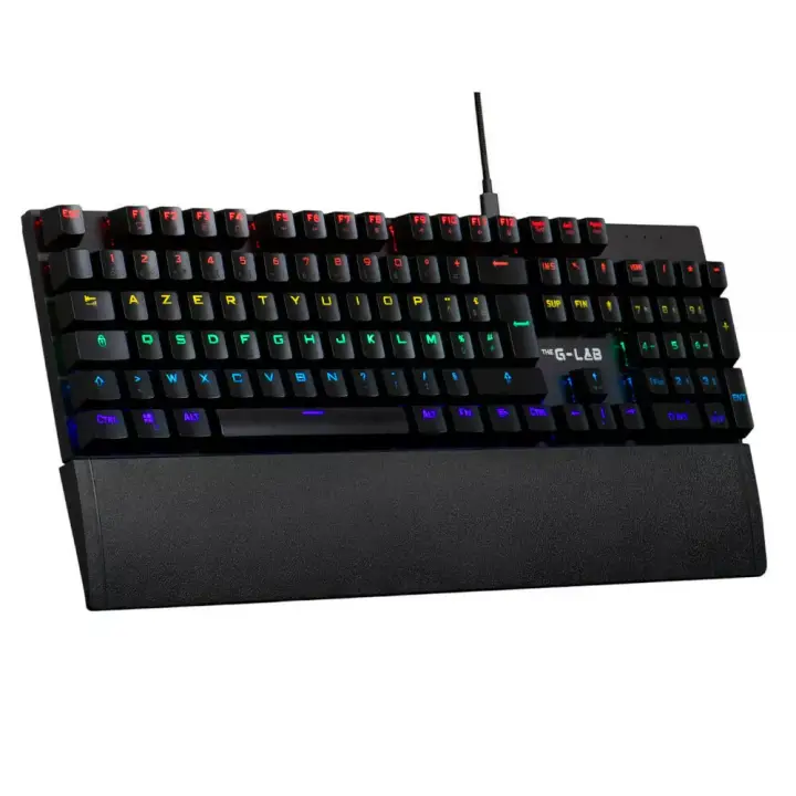 THE G-LAB KEYZ CARBON EX - NOIR/RGB/FILAIRE/SWITCH TACTILE 