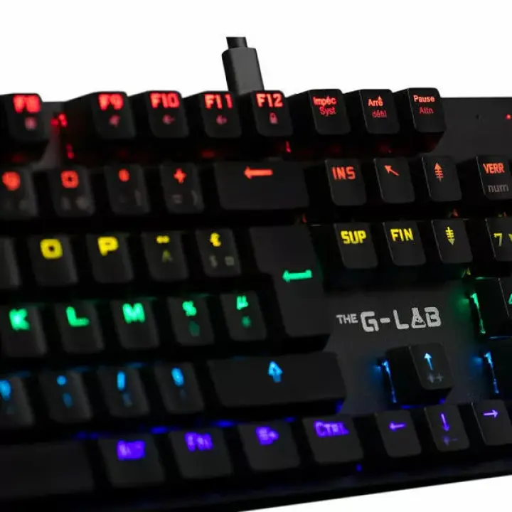 THE G-LAB KEYZ CARBON EX - NOIR/RGB/FILAIRE/SWITCH TACTILE 