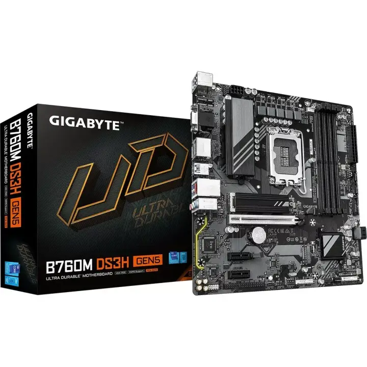 GIGABYTE B760M DS3H GEN5 1.0 - LGA1700/DDR5/MATX 
