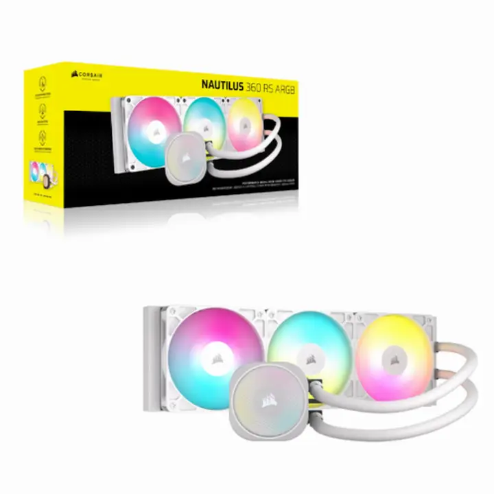 CORSAIR NAUTILUS 360 ARGB - 360 MM - BLANC 