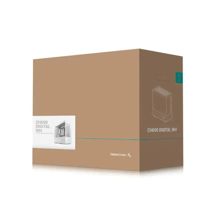 DEEPCOOL CH690 DIGITAL BLANC - MT/SANS ALIM/ATX 