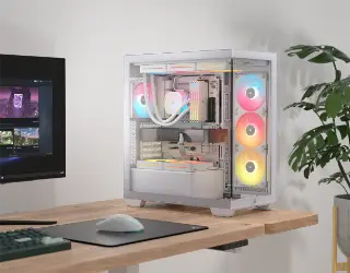 CORSAIR 3500X LX-R RGB ICUE LINK BLANC - MT/SANSALIM/E-ATX 