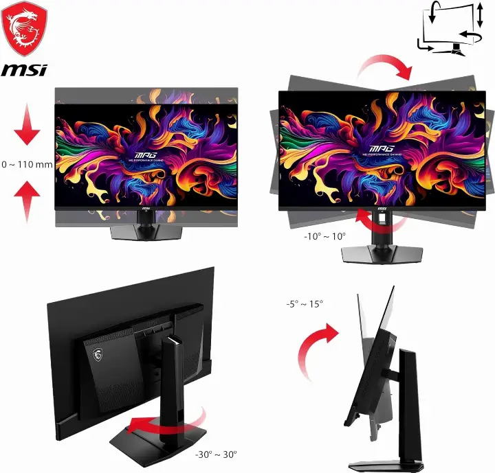 MSI MAG 32 OLED 4K/165HZ/0.03MS/USB-C/HDR/ADAPSYNC 