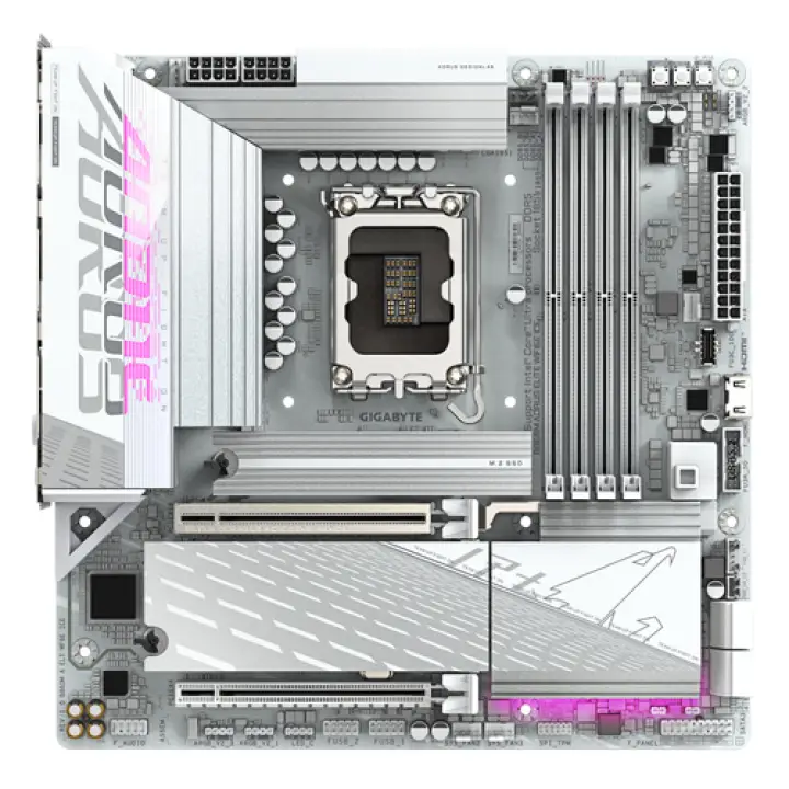 GIGABYTE B860M A ELT WF6E ICE - B860/LGA1851/DDR5/MATX 