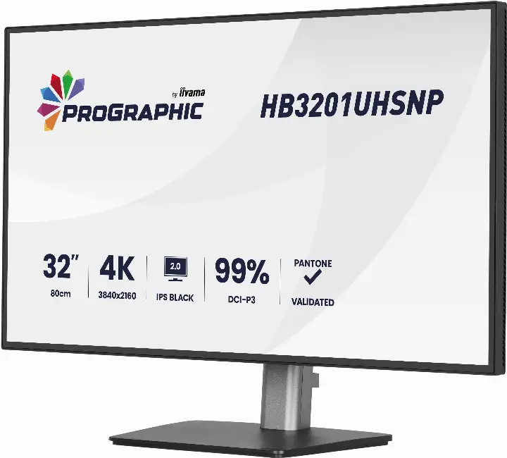 IIYAMA PROGRAPHIC 32 4K/IPS BLACK/99% DCI P3/USB-C DOCK 