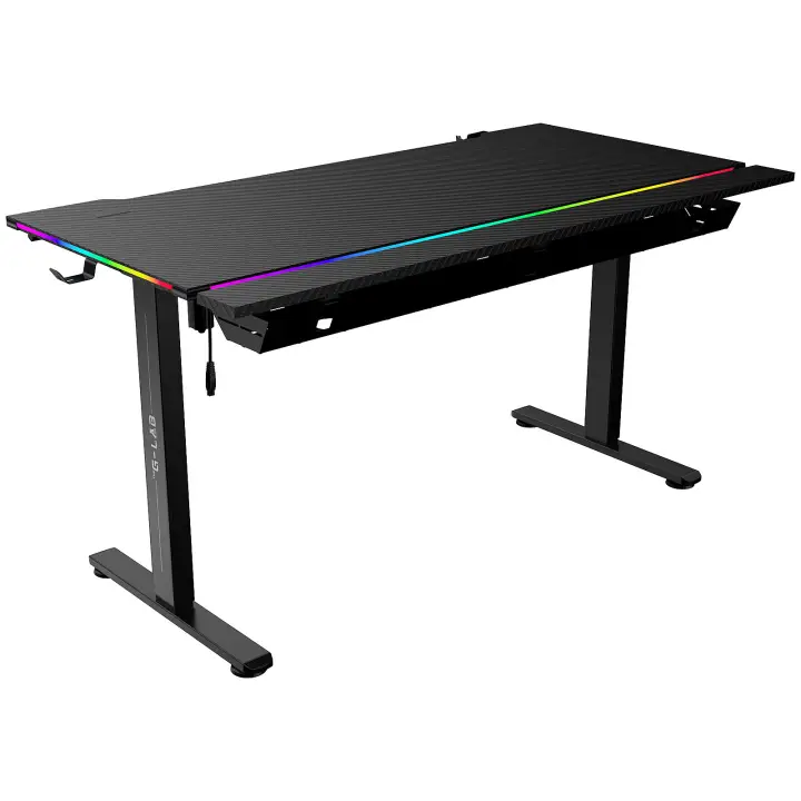 THE G-LAB K-DESK PLATINIUM RGB/NOIR 
