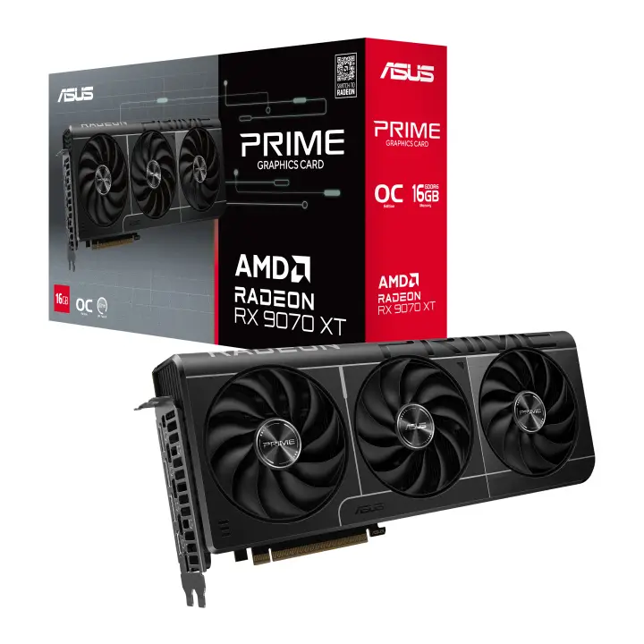 ASUS PRIME RADEON RX 9070 XT OC EDITION 16GB GDDR6 