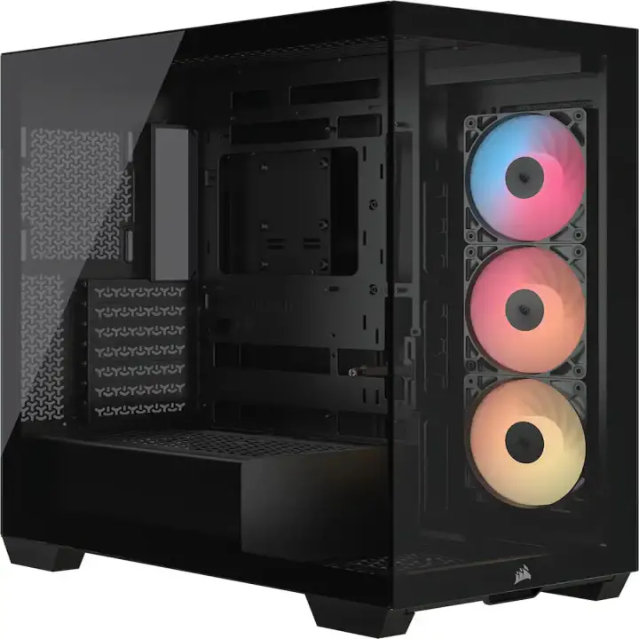 CORSAIR 3500X LX-R RGB ICUE LINK NOIR - MT/SANSALIM/E-ATX 