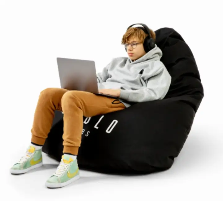 DIABLO CHAIRS POUF GAMER - NOIR 