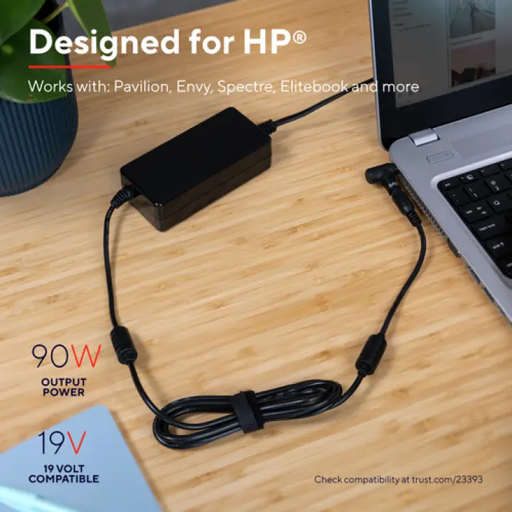 TRUST ALIMENTATION MAXO 90W POUR LAPTOP HP 