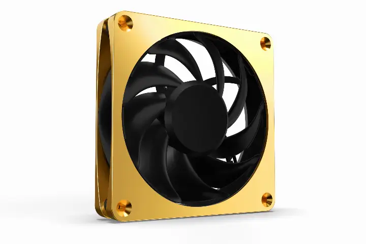 ALPHACOOL APEX STEALTH METAL 120MM - 2000RPM GOLD 