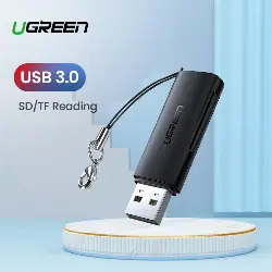 UGREEN USB 3.0/LECTEUR SD/MICROSD/512GO/NOIR 