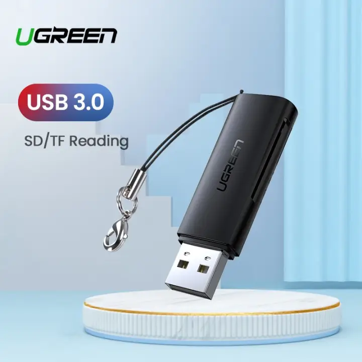 UGREEN USB 3.0/LECTEUR SD/MICROSD/512GO/NOIR 