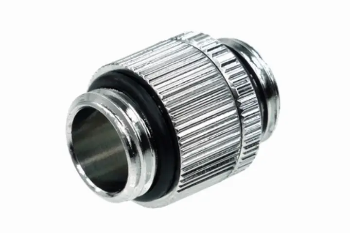 ALPHACOOL FITTING DOUBLE ECROU G1/4 AG VERS G1/4 AG - CHROME 