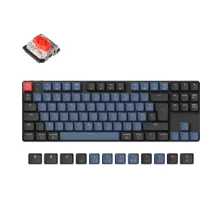 KEYCHRON K1 PRO QMK RGB - NOIR/SANS FIL/75%/SWITCH ROUGE 