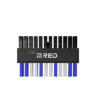 M.RED KIT EXT. 7 CABLES TRESSES ULTIMATE - BLANC BLEU 