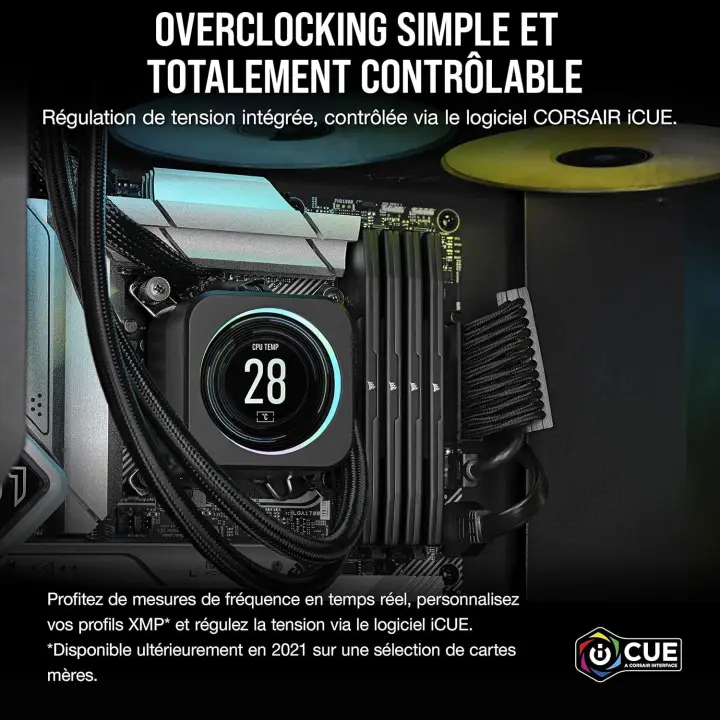 CORSAIR CMK32GX5M2B5200C40 (2X16GO DDR5 5200 PC41600) 