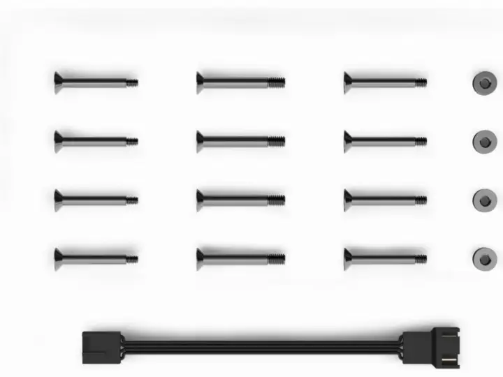 ALPHACOOL APEX STEALTH METAL 120MM - 2000RPM NOIR 