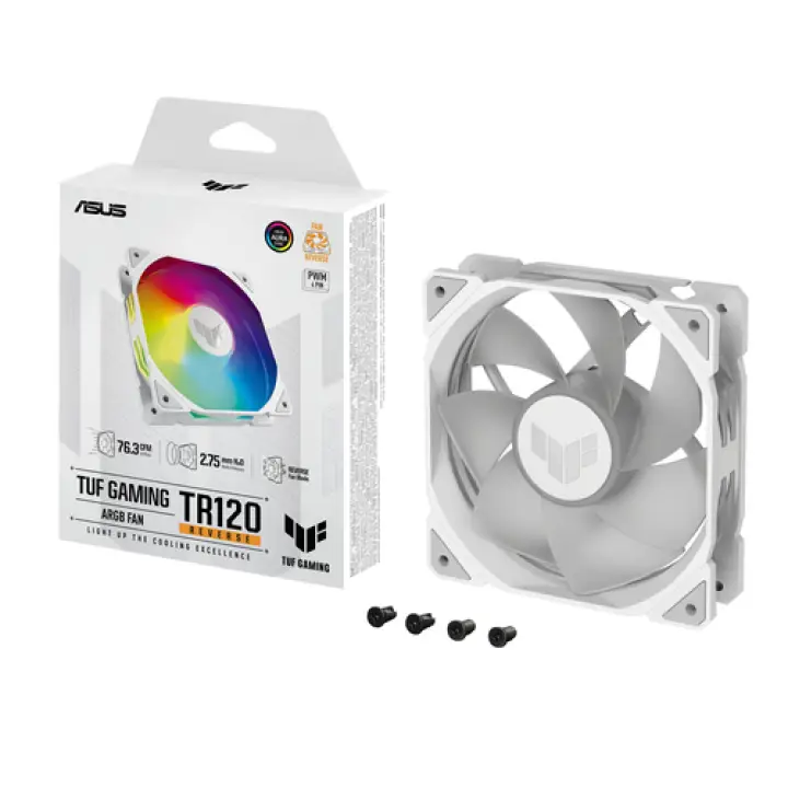ASUS TUF GAMING - TR120 FAN ARGB REVERSE - BLANC 