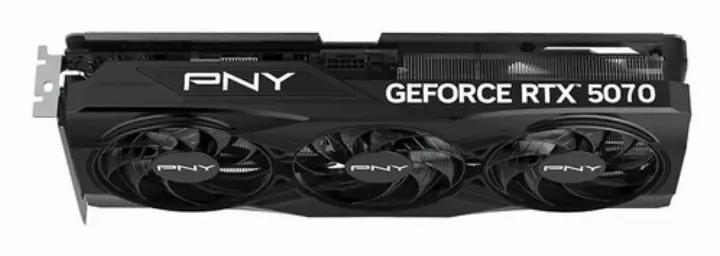 PNY RTX 5070 12GB OVERCLOCKED TRIPLE FAN 