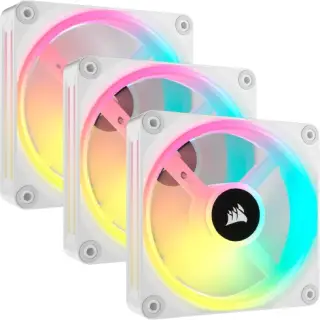 CORSAIR ICUE LINK LX120R RGB - TRIPLE PACK - BLANC 