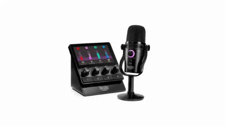 HERCULES AUDIO KIT STREAM 100+ USB MIC 