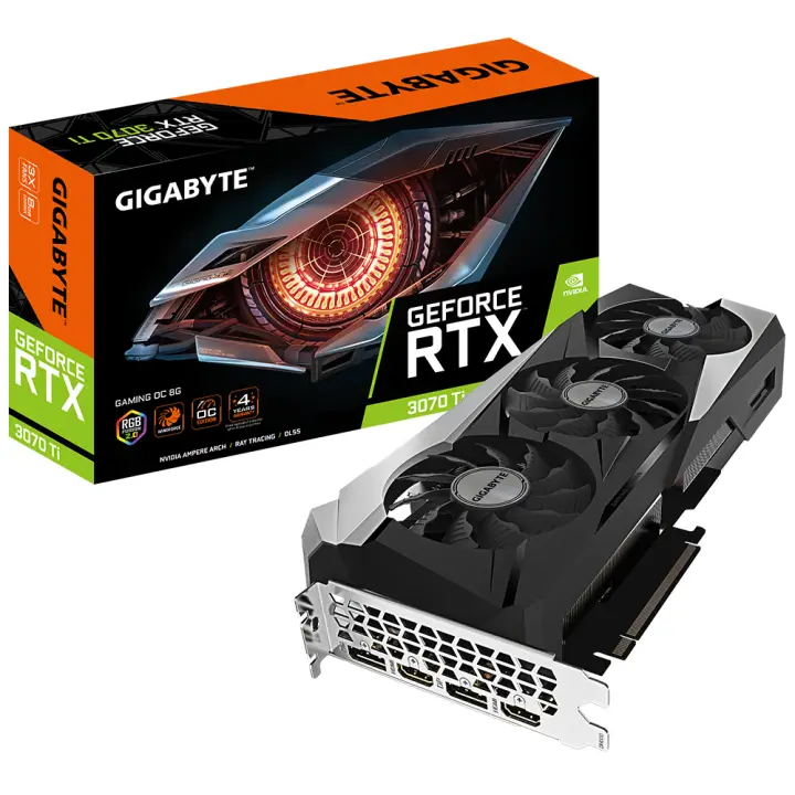 GIGABYTE RTX 3070 TI GAMING OC 8G - RTX3070TI/8GO/HDMI/DP 